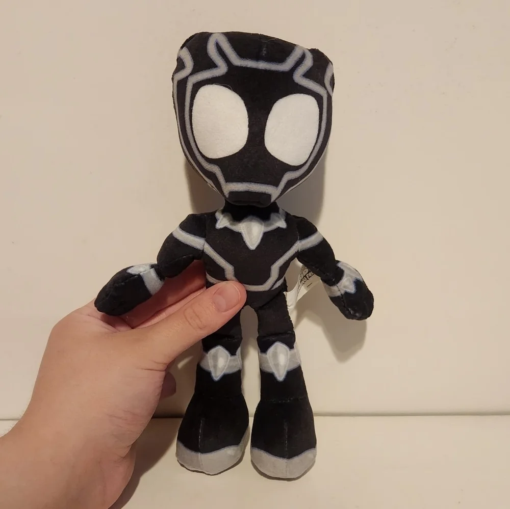 9” Black Panther Spidey and his Amazing Friends Plush Stuffed Doll